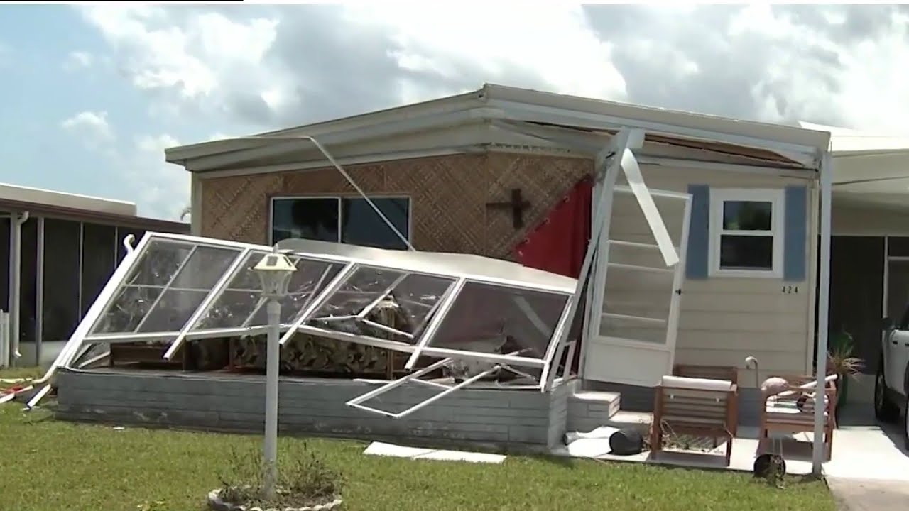 Neighborhood Rushes To Clean Up Storm Damage In Brevard County