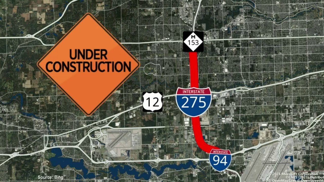 Next Phase Of I 275 Rebuild Starts Next Week In Wayne County: Closures, Detours To Know About | Detroit News