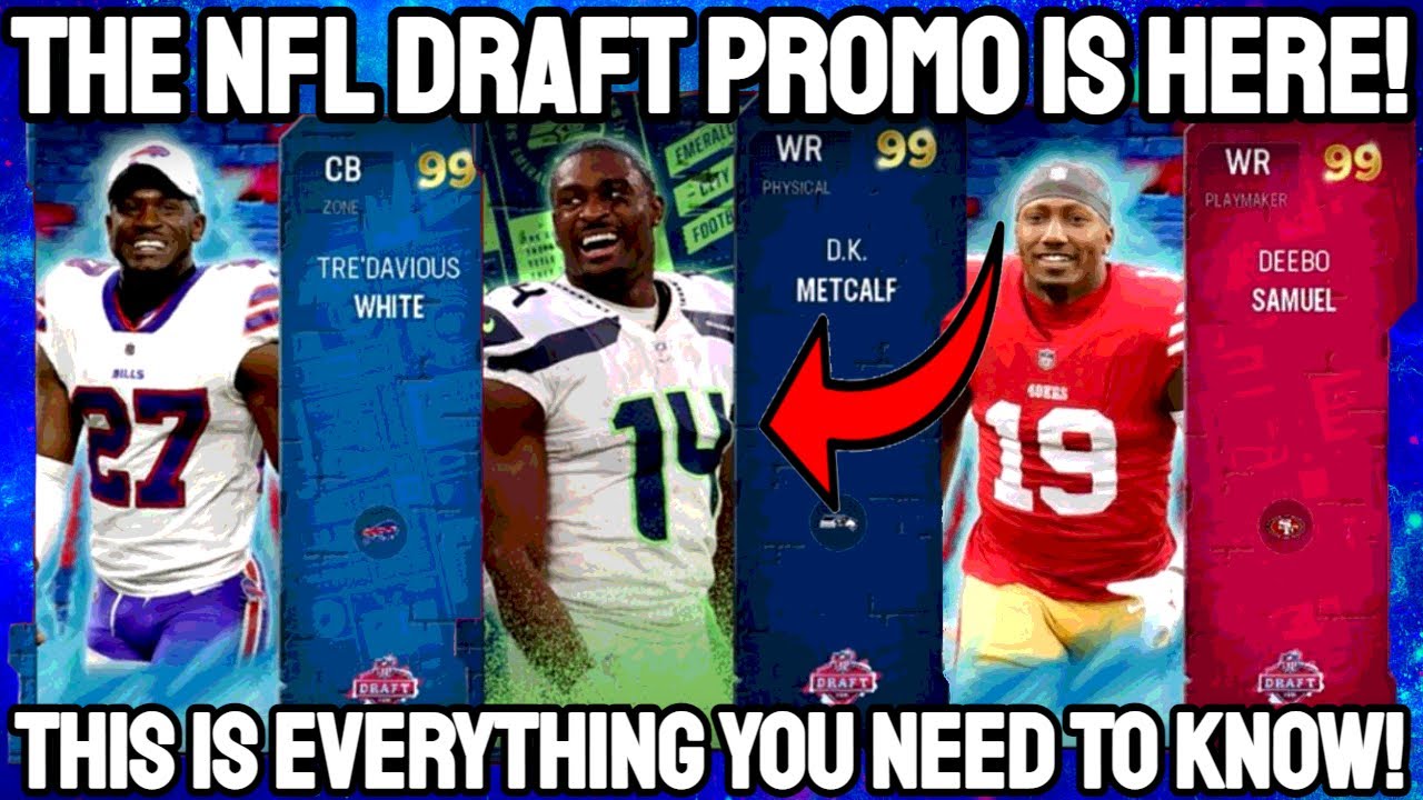 Nfl Draft Promo Is Here! Everything You Need To Know! So Many 99 Ovr’s! Madden 23 Ultimate Team!