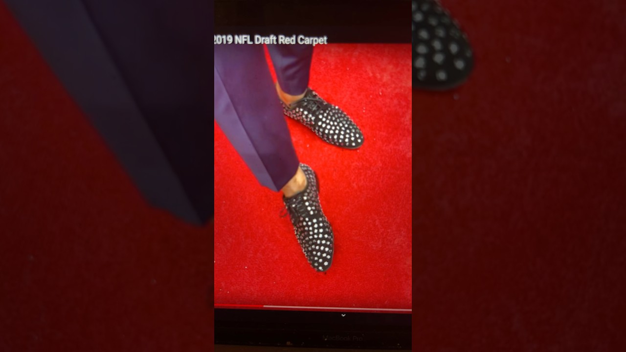 Nfl Draft Red Carpet Known For The Shoe Game: Check Out Las Vegas Raiders Rb Josh Jacobs Shoes