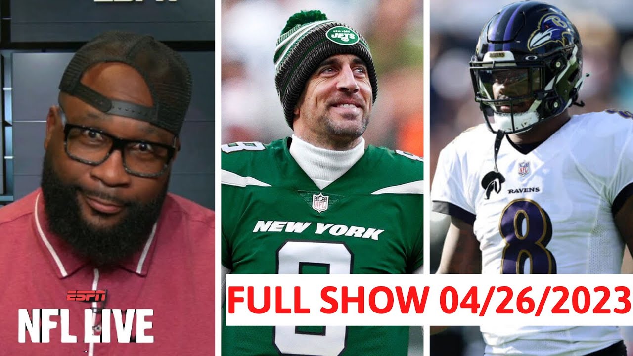 Nfl Live Full Show | Marcus Spears On Aaron Rodgers, Lamar Jackson, Nfl Draft 2023