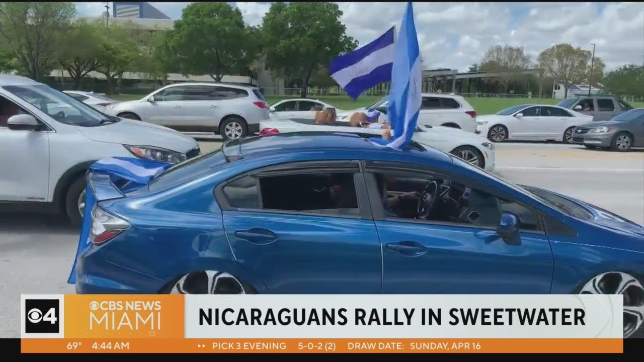 Nicaraguan Americans Gathered In Sweetwater To Commemorate Day They Left Their Homeland