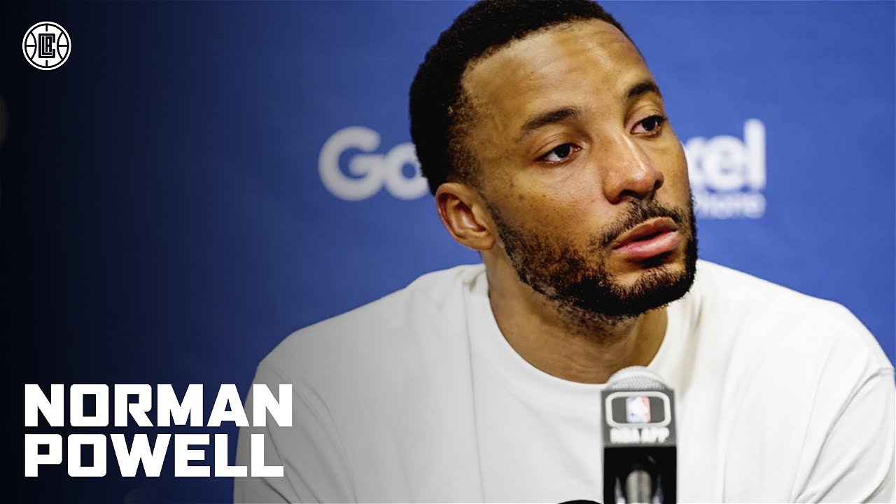 Norman Powell End Of Season Press Conference. | La Clippers