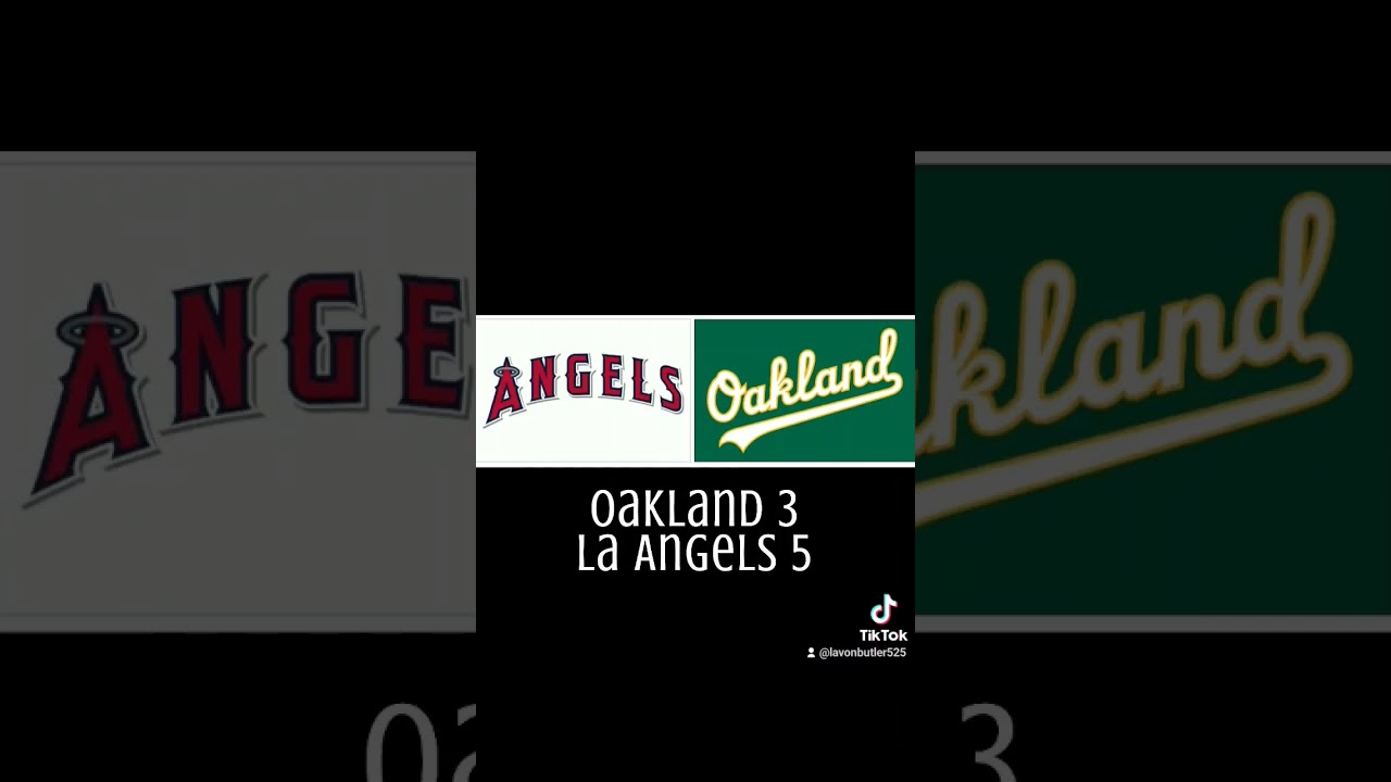 Oakland Athletics 3 Los Angeles Angels 5