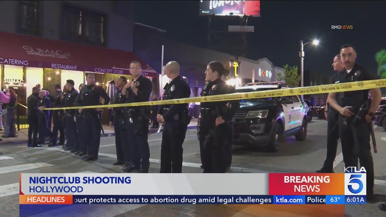 Overnight Shooting At Hollywood Nightclub Hospitalizes At Least 1 Person