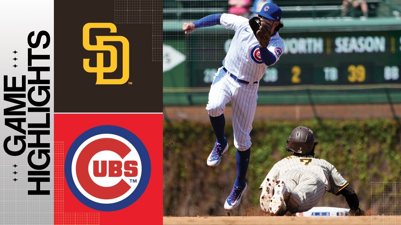 Padres Vs. Cubs Game Highlights (4/27/23) | Mlb Highlights