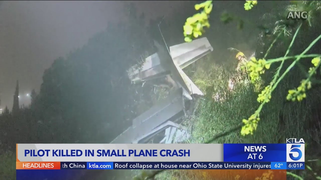 Pilot Dies After Crashing Small Plane In Beverly Crest