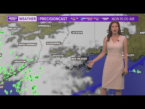 Pleasant Weather On Monday Ahead Of Some Midweek Rain | New Orleans News