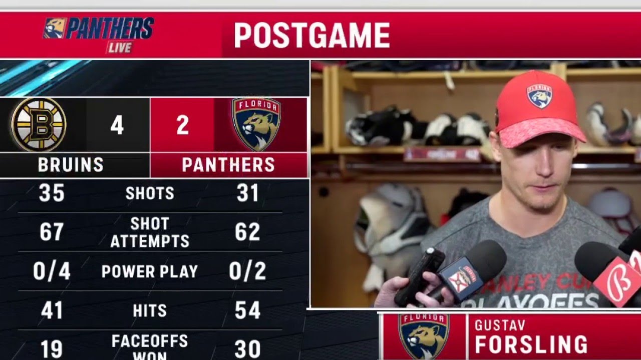 Postgame Reaction: Florida Panthers Vs Boston Bruins, 4/21/23.