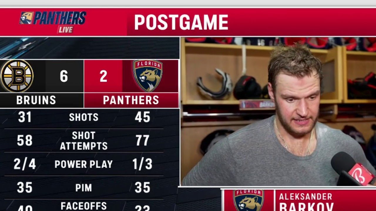 Postgame Reaction: Florida Panthers Vs Boston Bruins, 4/23/23.