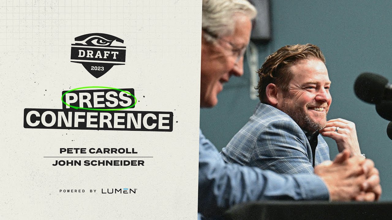 Pre Draft Press Conference With Pete Carroll & John Schneider