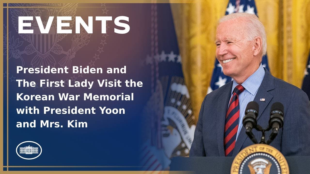 President Biden And The First Lady Visit The Korean War Memorial With President Yoon And Mrs. Kim | Dc News