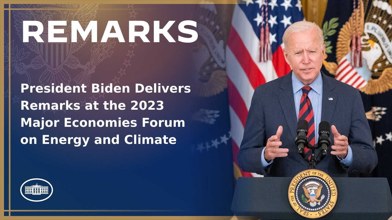 President Biden Convenes The Fourth Virtual Meeting Of The Major Economies Forum On Energy | Dc News