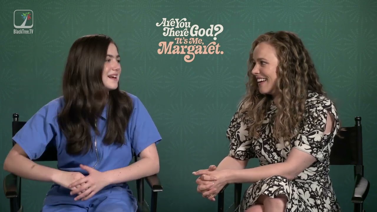 Rachel Mcadams & Abby Ryder Fortson Interview Are You There God? Its Me Margaret