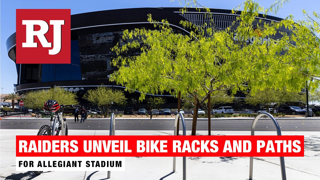 Raiders Unveil New Allegiant Stadium Bike Racks