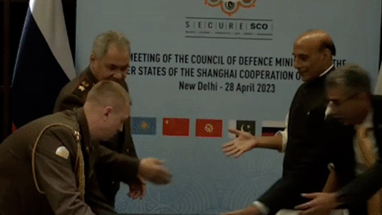 Rajnath Singh Meets Russian Counterpart Shoigu At Sco Sidelines | Econ Times