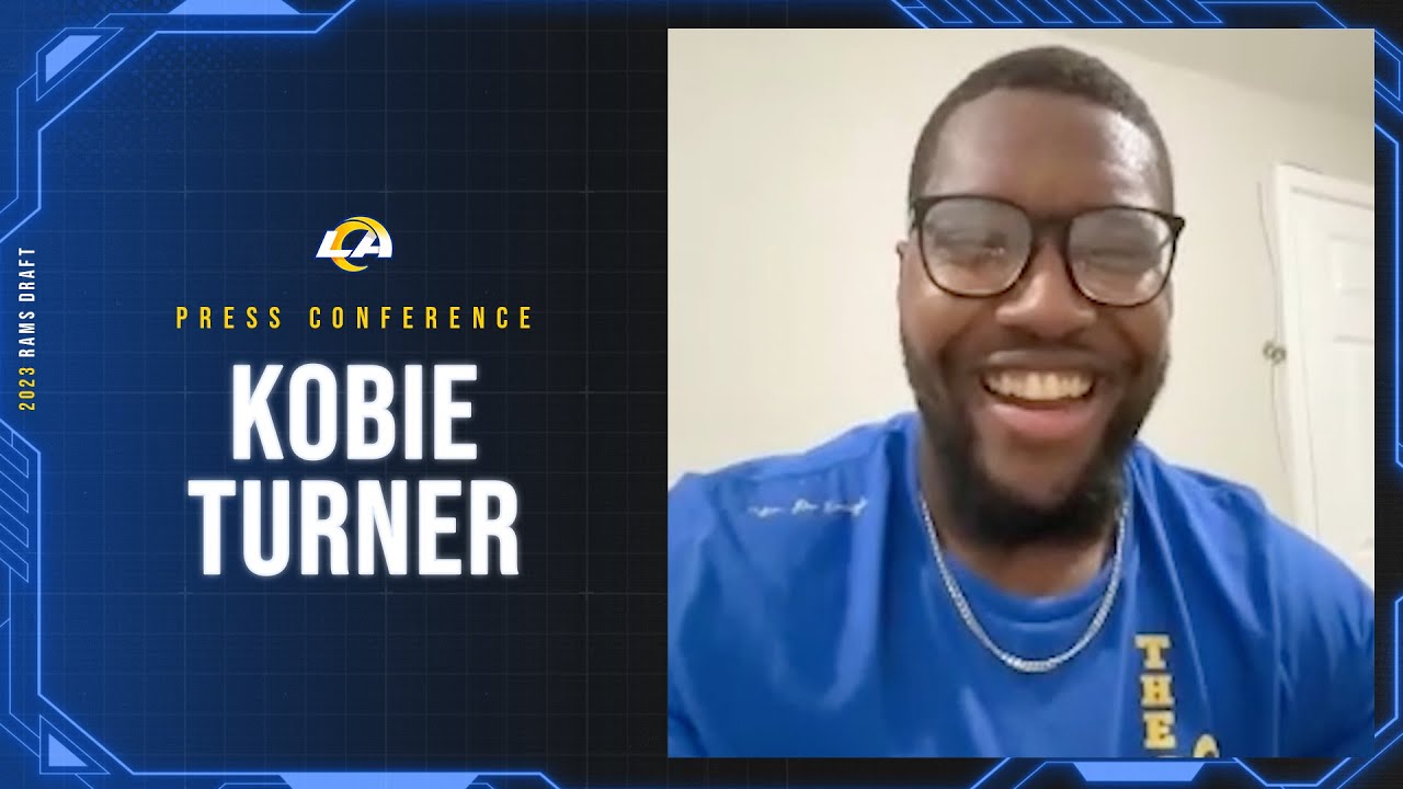 Rams Draft Pick Kobie Turner’s First Press Conference: Coach Connections, College Performance & More