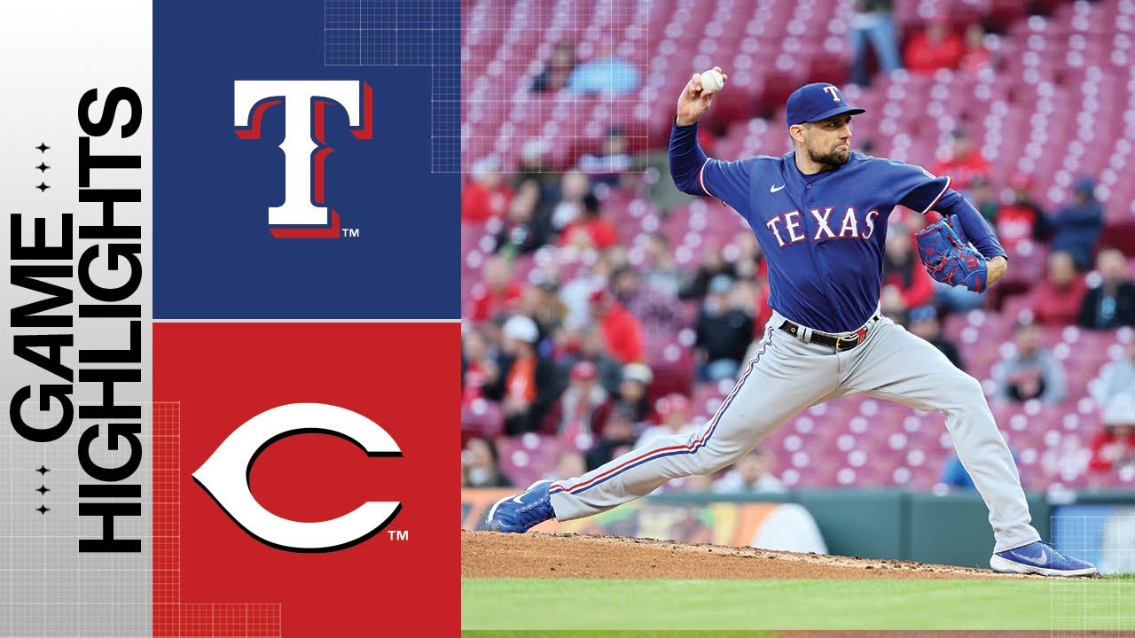 Rangers Vs. Reds Game Highlights (4/24/23) | Mlb Highlights