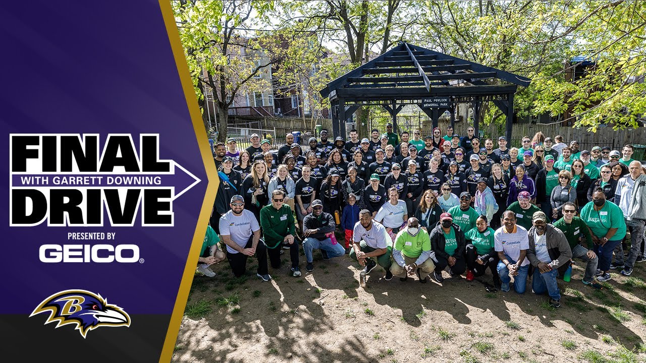 Ravens Team Up To Help For Earth Day | Ravens Final Drive