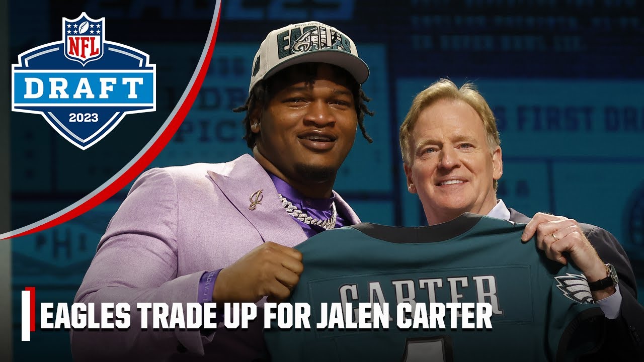 Reaction To Eagles Trading Up To Select Jalen Carter | 2023 Nfl Draft