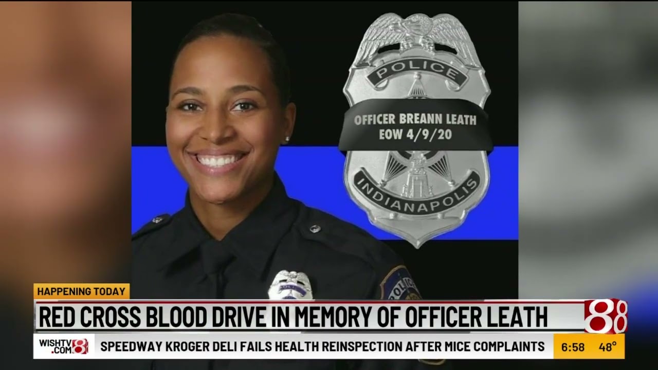 Red Cross Blood Drive In Honor Of Officer Breann Leath