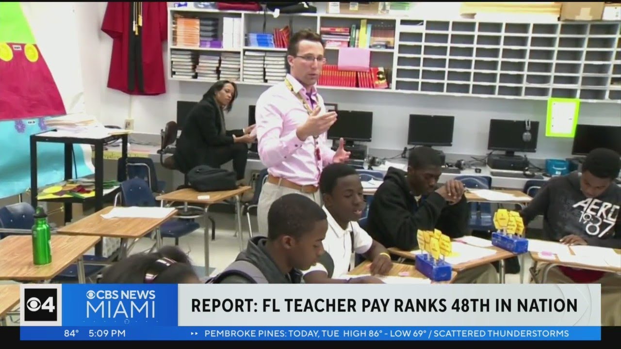 Report: Florida Ranks 48th In Nation In Teacher Pay