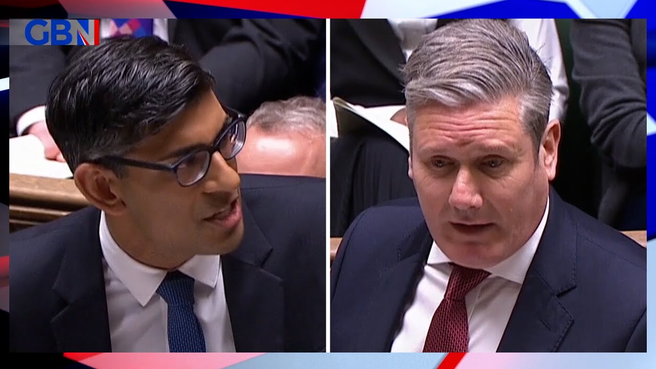 Rishi Sunak And Keir Starmer Go Head To Head In Prime Ministers Questions