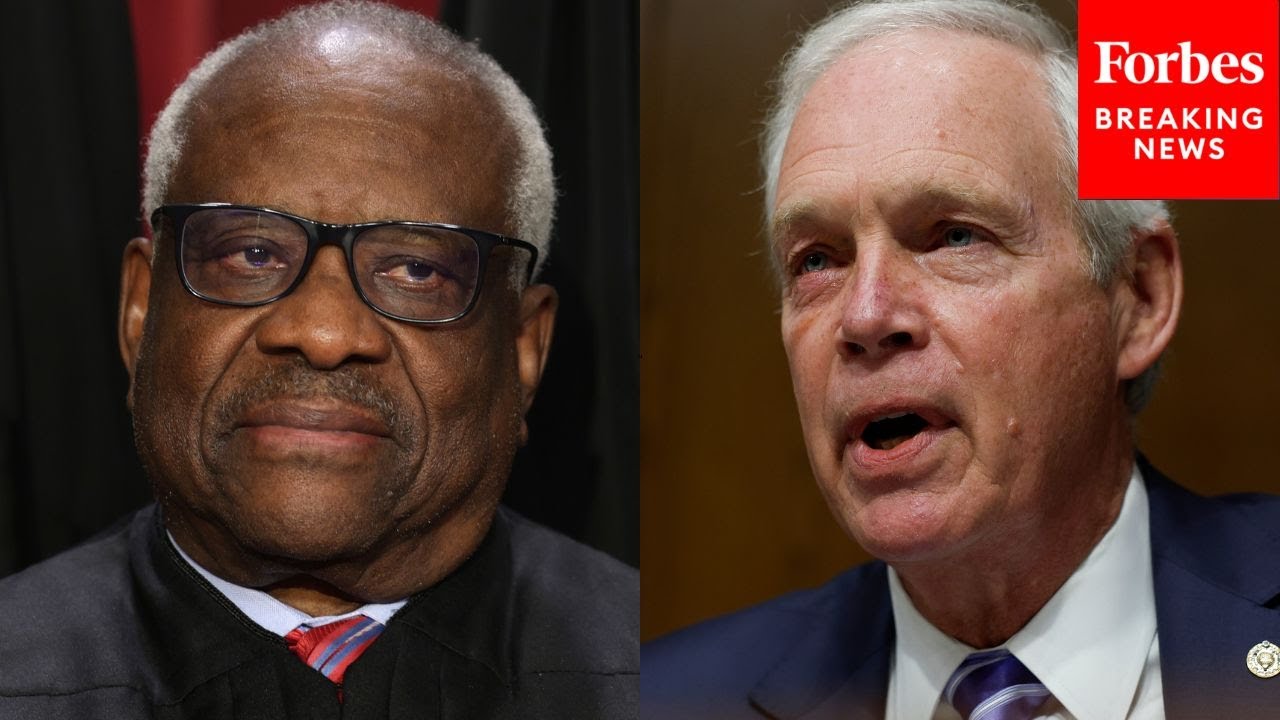 Ron Johnson Asked Point Blank About Justice Clarence Thomas’ Scandal With Harlan Crow