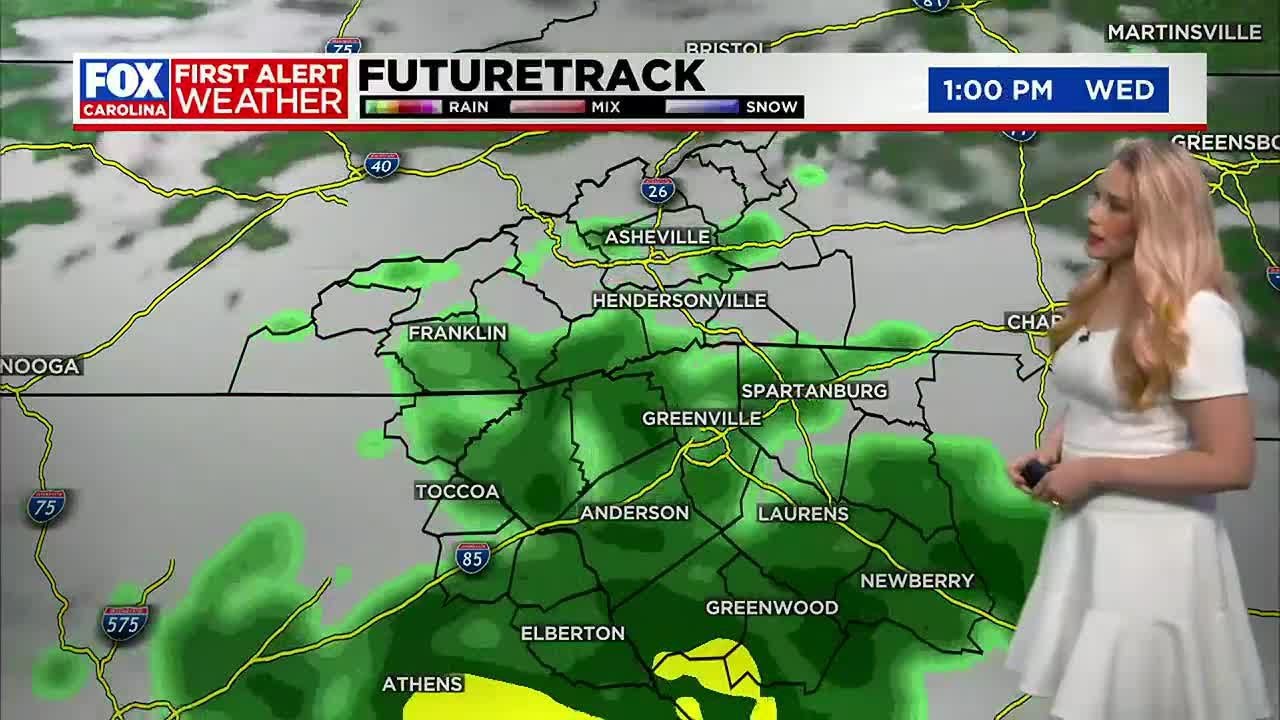 Rounds Of Rain Begin With Cool Temperatures Through Friday