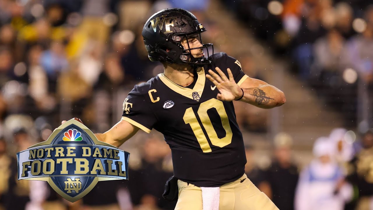 Sam Hartman Brings Top Talent At Quarterback For Notre Dame Fighting Irish | Nbc Sports