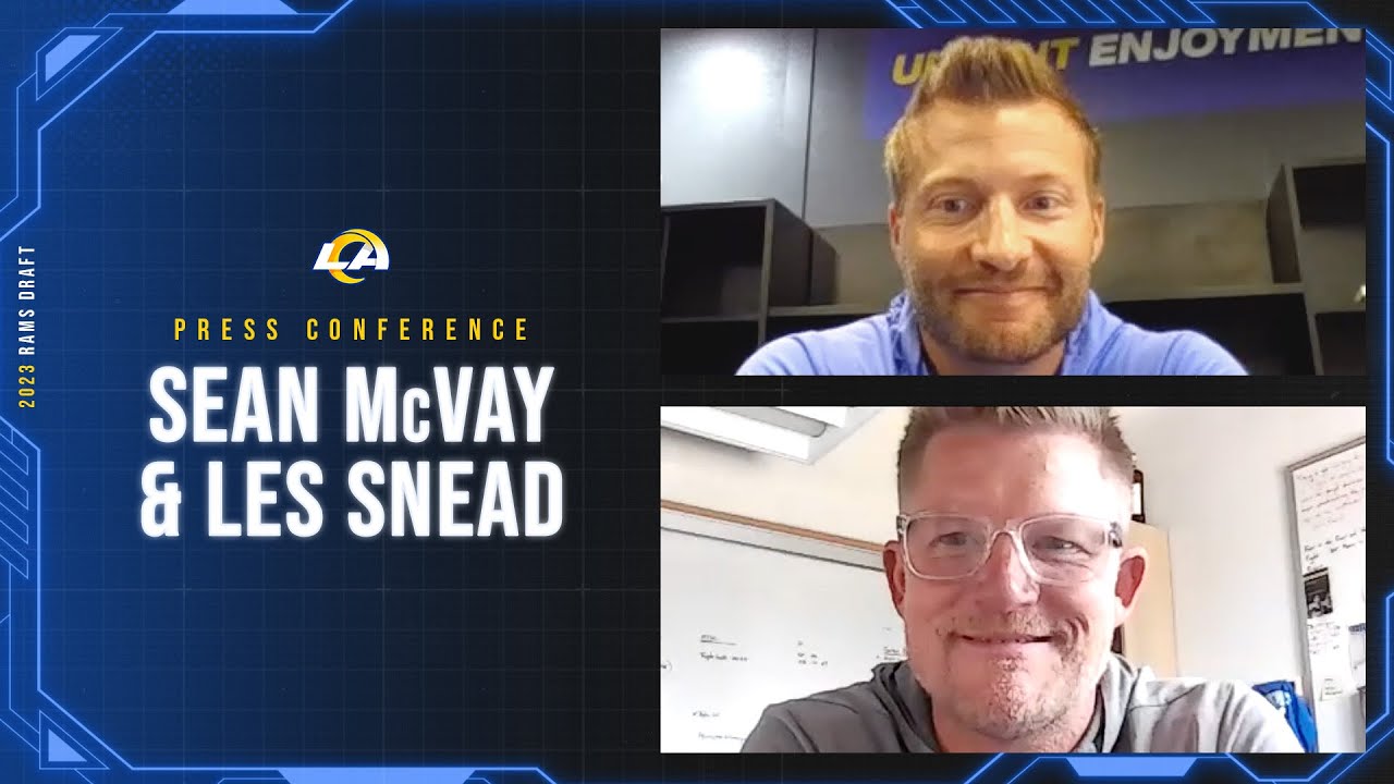 Sean Mcvay & Les Snead Talk Approach To 2023 Nfl Draft & Impacts Of A Longer Offseason Program