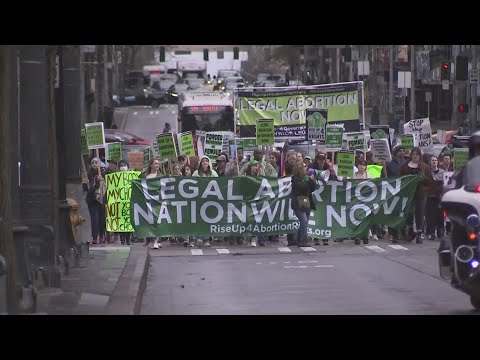 Seattleites Rally In Support Of Abortion Pill Access Ahead Of Supreme Court Decision