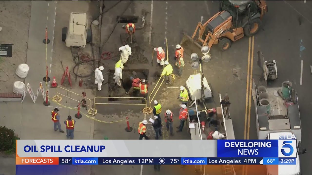 Seeping Oil Halted In Rancho Park; Investigation Underway