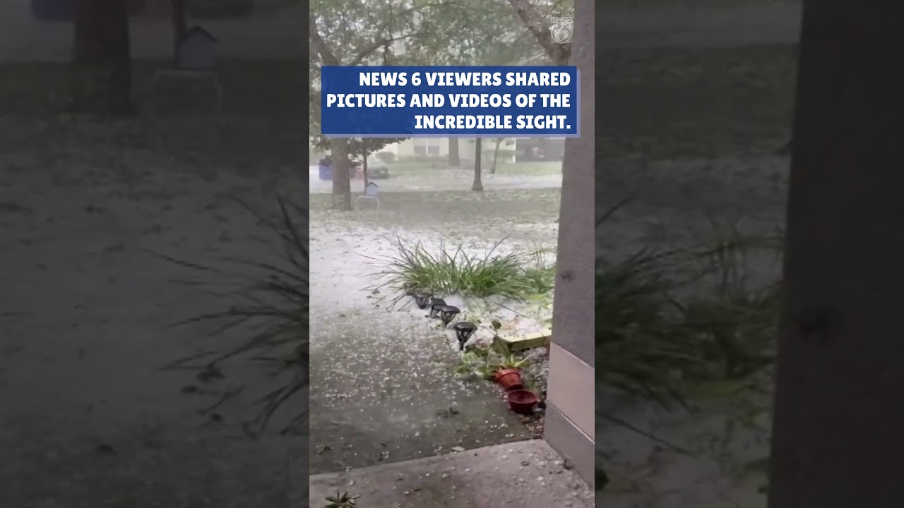 Severe Storms Brought Hail To Parts Of Central Florida On Tuesday