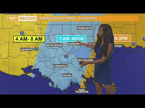 Severe Weather Expected On Thursday | New Orleans News