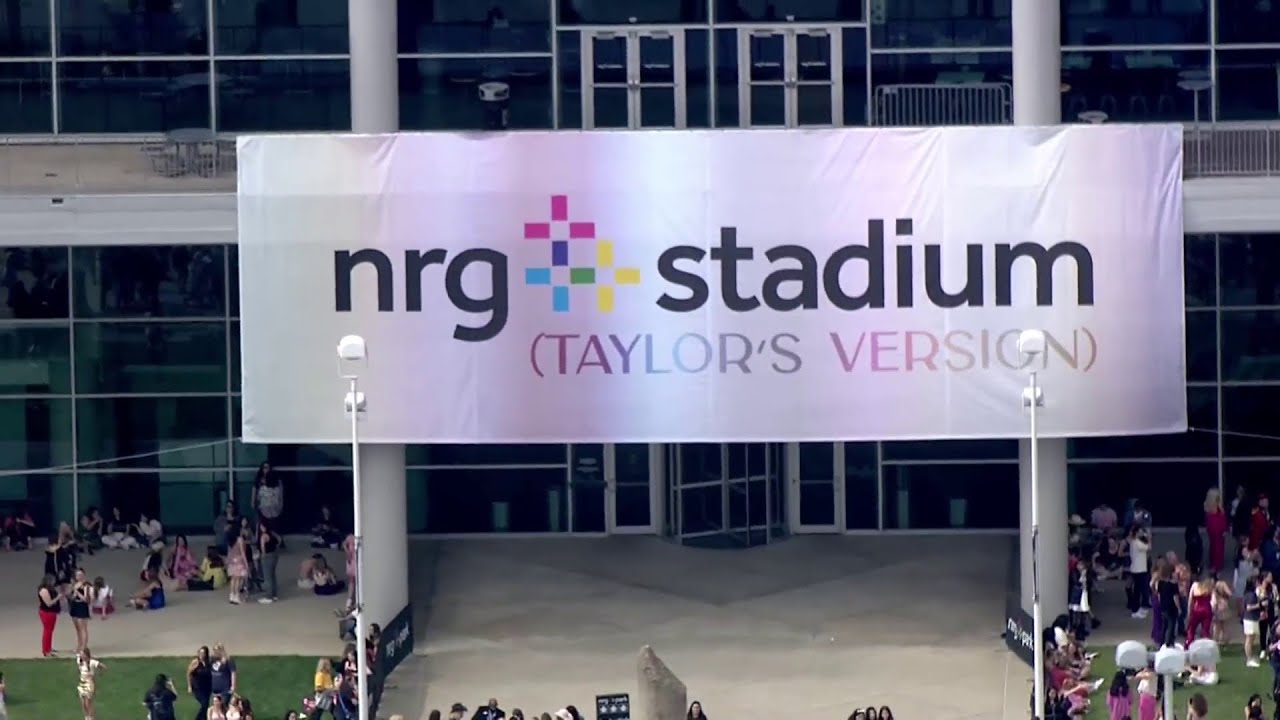 Sky 2 Over Nrg Stadium (taylor’s Version) Ahead Of Night 1 Of Taylor Swift Concert | Houston