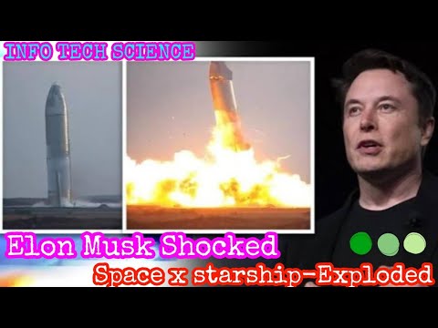 Spacex Starship Rocket Exploded After Launch|elon Musk Rocket Explosion | Spacex News