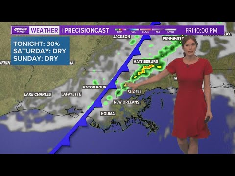 Spotty Rain Friday Night Ahead Of A Gorgeous Weekend | New Orleans News