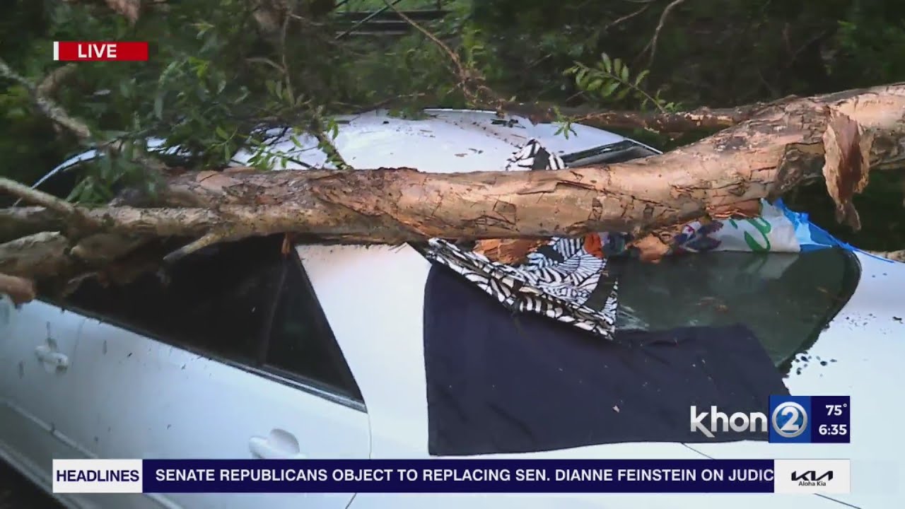 Storm Damages In Kaneohe