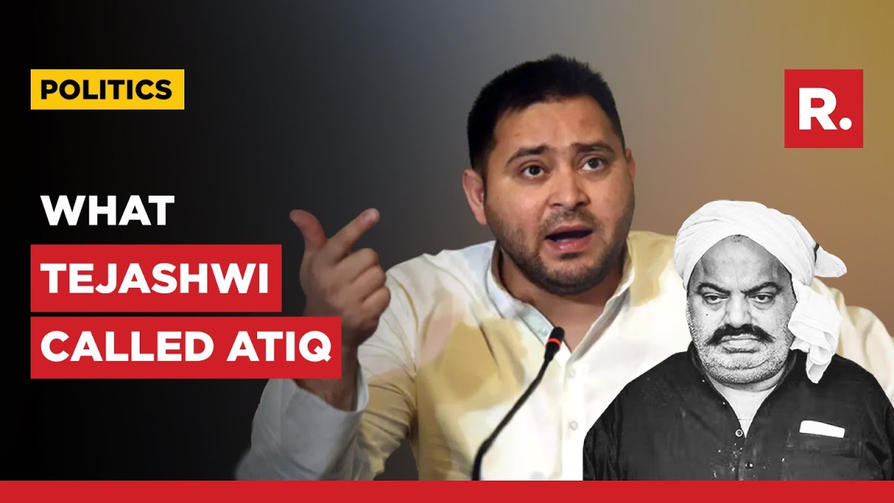 Tejashwi Calls Atiq Ahmed ‘atiq Ji’; Echoes Of Congress’ ‘osama Ji’ Reference