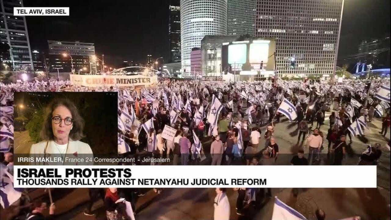 Tens Of Thousands Of Israelis Continue Protests Against Judicial Reform • France 24 English