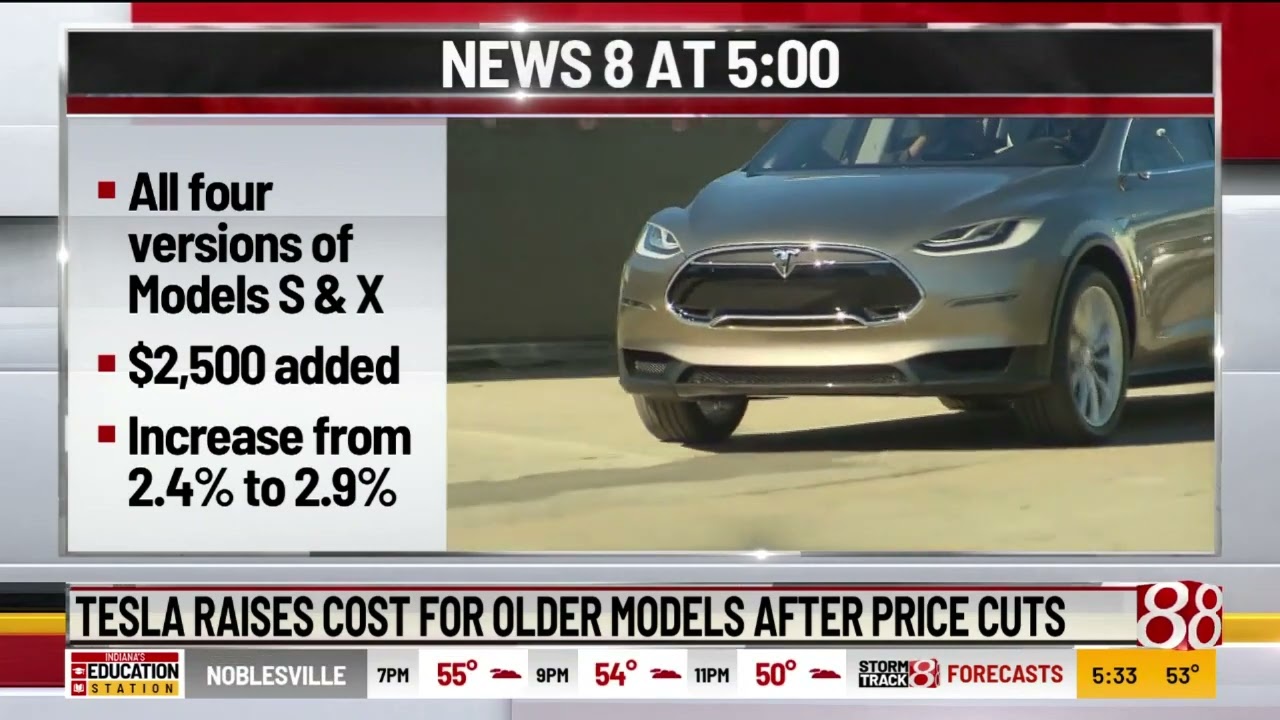 Tesla Reverses Course Raises Prices On Two Top End Models