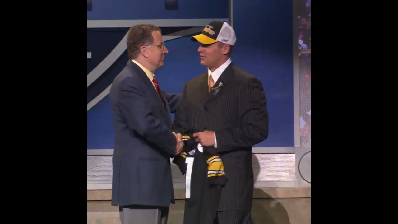 The Day We Selected 7 #benroethlisberger 📺: #nfldraft April 27 29 On Nfln/abc/espn