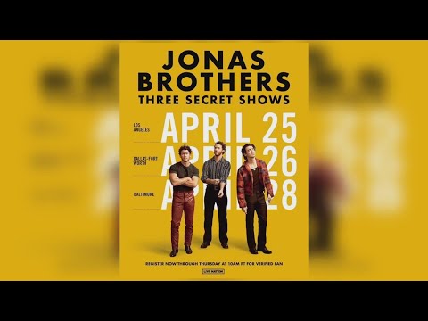 The Jonas Brothers Are Having A ‘secret Show’ Somewhere In North Texas Next Week