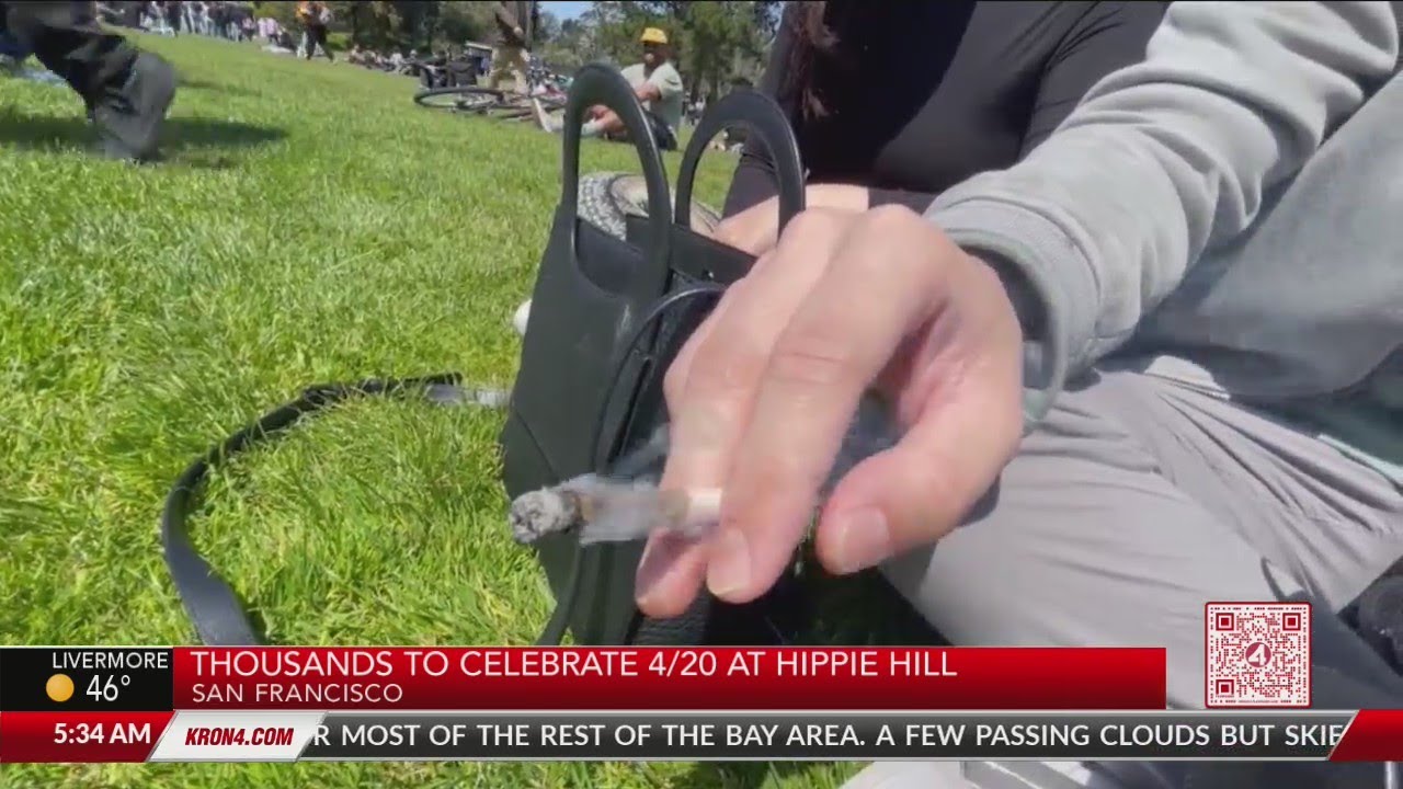 Thousands To Celebrate 4/20 At Hippie Hill In San Francisco