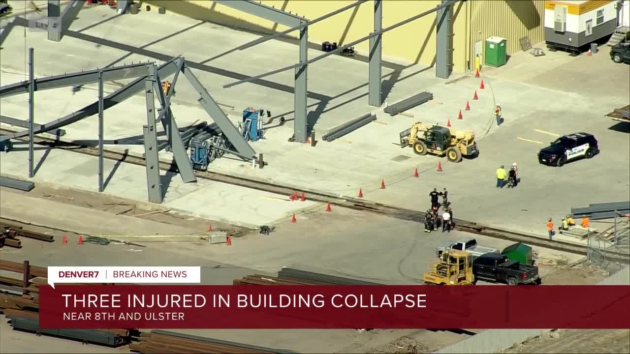 Three Injured In Building Collapse In Commerce City