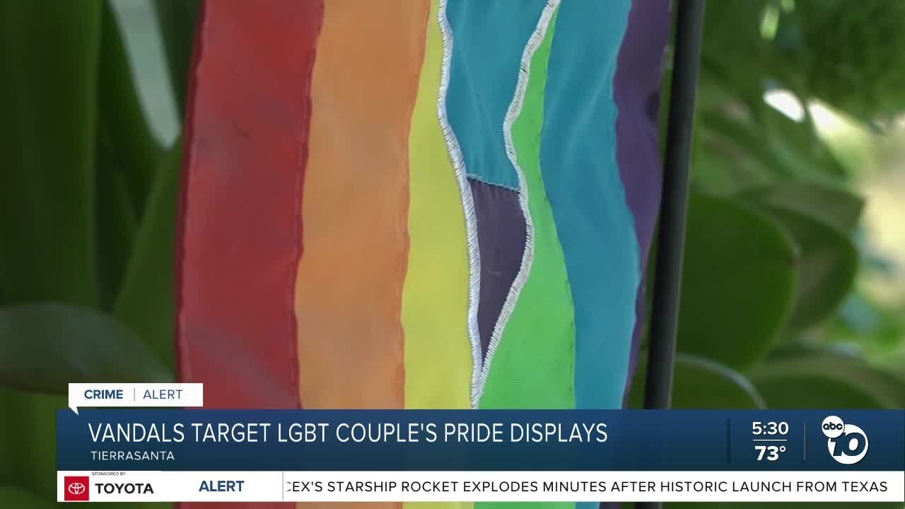 Tierrasanta Lgbt Couple’s Pride Displays Vandalized | San Diego News