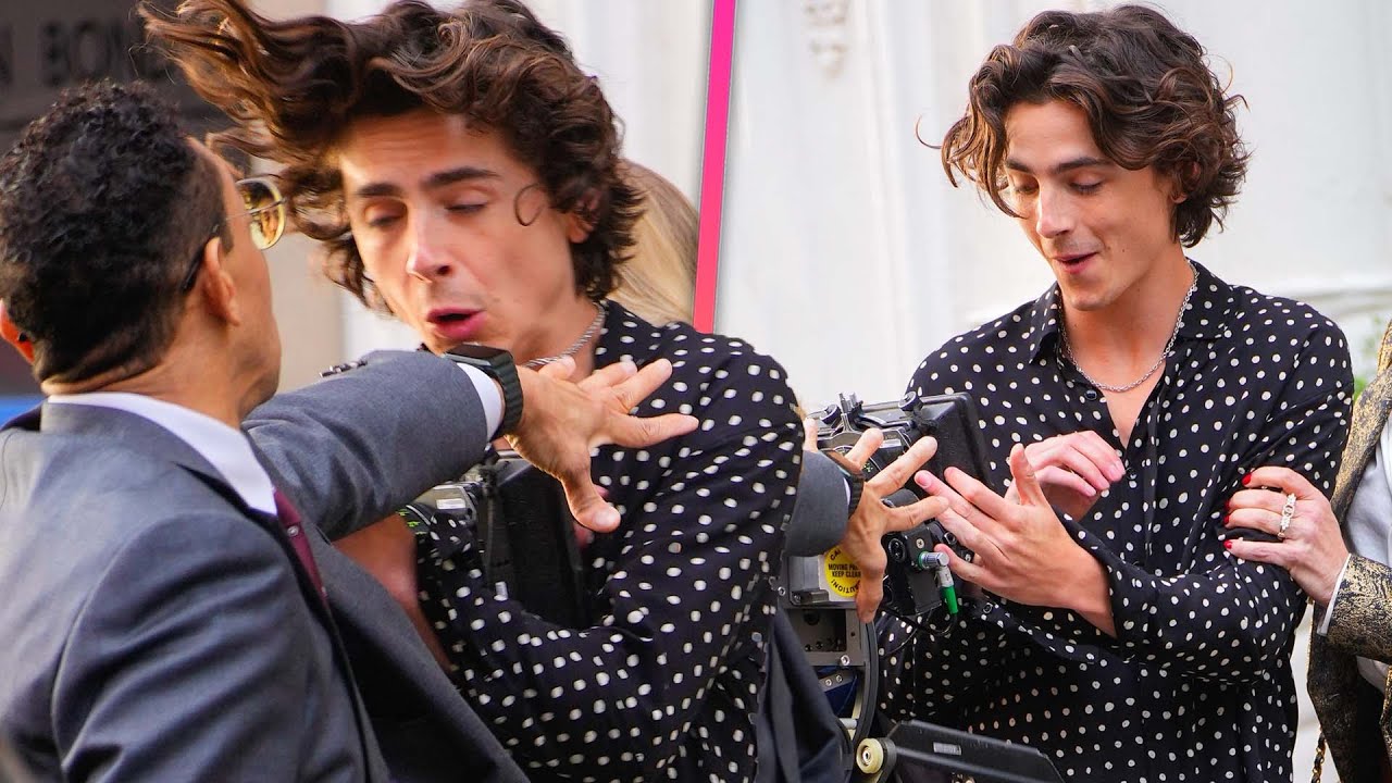 Timothée Chalamet Reacts To On Set Accident!