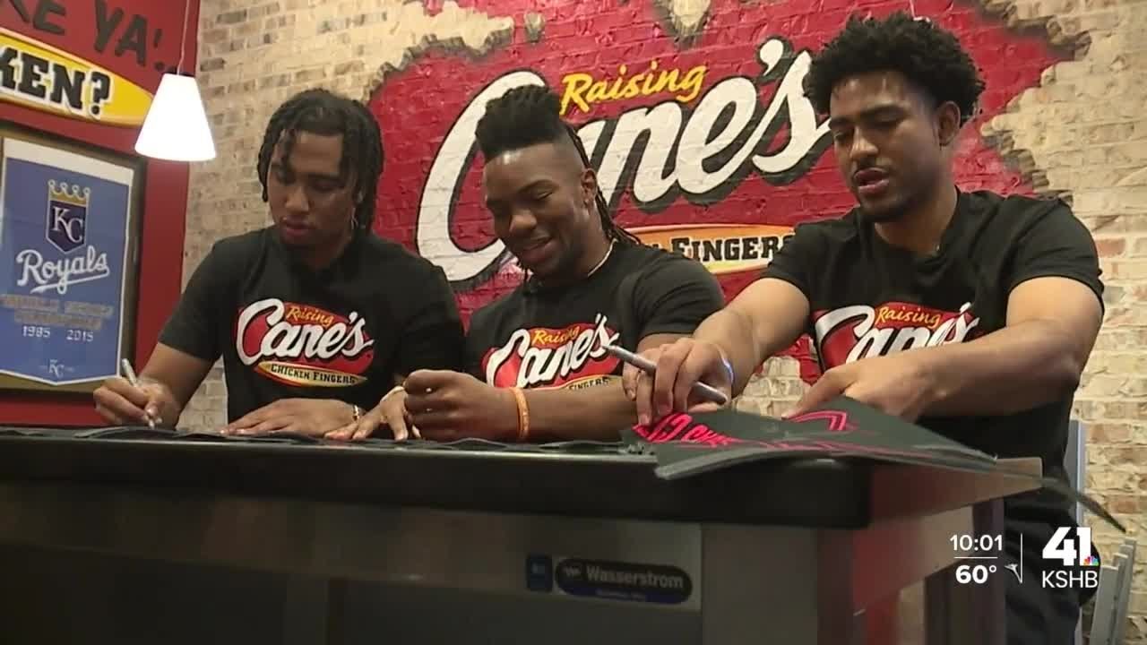 Top College Prospects Get Fix Of Raising Cane’s In Kansas City Ahead Of Nfl Draft