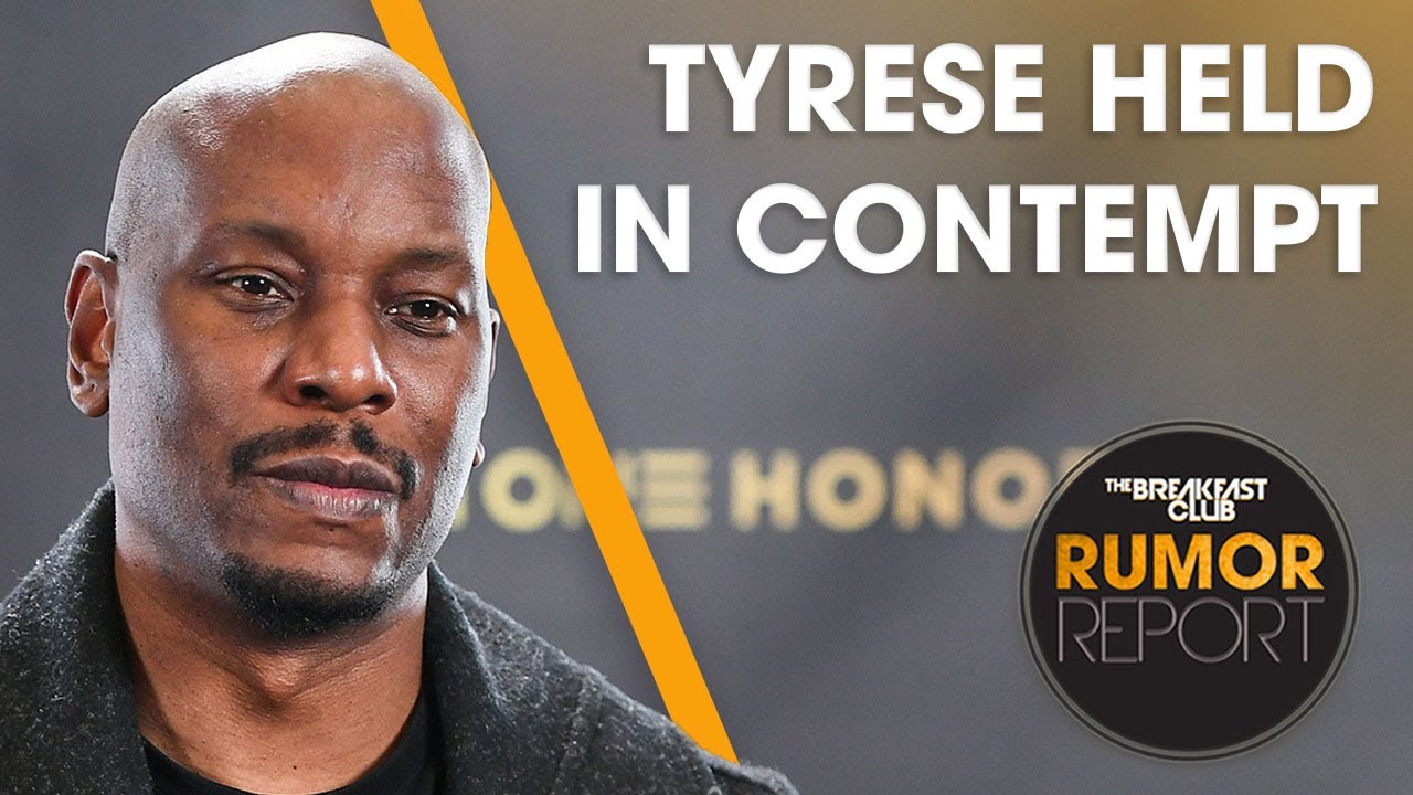 Tyrese Held In Contempt & Ordered To Pay Over $600k In Child Support +more